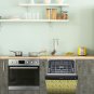 Dishwasher Magnet Cover - Reusable Magnetic Tiles Decal - Pack of 4 Tiles - V09