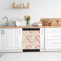 Dishwasher Magnet Cover - Reusable Magnetic Tiles Decal - Pack of 4 Tiles - V018