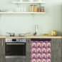 Dishwasher Magnet Cover - Reusable Magnetic Tiles Decal - Pack of 4 Tiles - V021