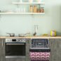 Dishwasher Magnet Cover - Reusable Magnetic Tiles Decal - Pack of 4 Tiles - V021
