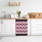 Dishwasher Magnet Cover - Reusable Magnetic Tiles Decal - Pack of 4 Tiles - V021