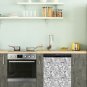 Dishwasher Magnet Cover - Reusable Magnetic Tiles Decal - Pack of 4 Tiles - V022