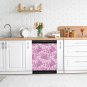 Dishwasher Magnet Cover - Reusable Magnetic Tiles Decal - Pack of 4 Tiles - V023
