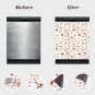 Dishwasher Magnet Cover - Reusable Magnetic Tiles Decal - Pack of 4 Tiles - V024