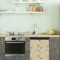 Dishwasher Magnet Cover - Reusable Magnetic Tiles Decal - Pack of 4 Tiles - V029