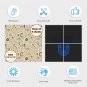 Dishwasher Magnet Cover - Reusable Magnetic Tiles Decal - Pack of 4 Tiles - V029