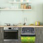 Dishwasher Magnet Cover - Reusable Magnetic Tiles Decal - Pack of 4 Tiles - V034