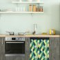 Dishwasher Magnet Cover - Reusable Magnetic Tiles Decal - Pack of 4 Tiles - V035