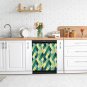 Dishwasher Magnet Cover - Reusable Magnetic Tiles Decal - Pack of 4 Tiles - V035