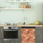 Dishwasher Magnet Cover - Reusable Magnetic Tiles Decal - Pack of 4 Tiles - V036