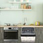 Dishwasher Magnet Cover - Reusable Magnetic Tiles Decal - Pack of 4 Tiles - V038