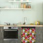 Dishwasher Magnet Cover - Reusable Magnetic Tiles Decal - Pack of 4 Tiles - V040