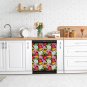Dishwasher Magnet Cover - Reusable Magnetic Tiles Decal - Pack of 4 Tiles - V040