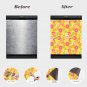 Dishwasher Magnet Cover - Reusable Magnetic Tiles Decal - Pack of 4 Tiles - V042