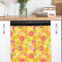 Dishwasher Magnet Cover - Reusable Magnetic Tiles Decal - Pack of 4 Tiles - V042