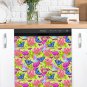 Dishwasher Magnet Cover - Reusable Magnetic Tiles Decal - Pack of 4 Tiles - V041