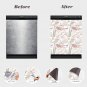 Dishwasher Magnet Cover - Reusable Magnetic Tiles Decal - Pack of 4 Tiles - V044