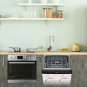 Dishwasher Magnet Cover - Reusable Magnetic Tiles Decal - Pack of 4 Tiles - V044