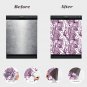 Dishwasher Magnet Cover - Reusable Magnetic Tiles Decal - Pack of 4 Tiles - V046