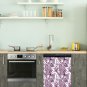 Dishwasher Magnet Cover - Reusable Magnetic Tiles Decal - Pack of 4 Tiles - V046