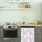 Dishwasher Magnet Cover - Reusable Magnetic Tiles Decal - Pack of 4 Tiles - V048