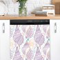 Dishwasher Magnet Cover - Reusable Magnetic Tiles Decal - Pack of 4 Tiles - V048