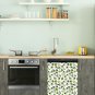 Dishwasher Magnet Cover - Reusable Magnetic Tiles Decal - Pack of 4 Tiles - V050