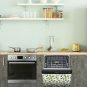 Dishwasher Magnet Cover - Reusable Magnetic Tiles Decal - Pack of 4 Tiles - V050
