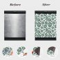 Dishwasher Magnet Cover - Reusable Magnetic Tiles Decal - Pack of 4 Tiles - V051