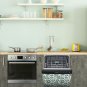 Dishwasher Magnet Cover - Reusable Magnetic Tiles Decal - Pack of 4 Tiles - V051