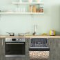 Dishwasher Magnet Cover - Reusable Magnetic Tiles Decal - Pack of 4 Tiles - V053