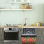Dishwasher Magnet Cover - Reusable Magnetic Tiles Decal - Pack of 4 Tiles - V054