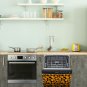 Dishwasher Magnet Cover - Reusable Magnetic Tiles Decal - Pack of 4 Tiles - V052