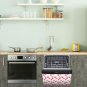 Dishwasher Magnet Cover - Reusable Magnetic Tiles Decal - Pack of 4 Tiles - V057