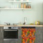 Dishwasher Magnet Cover - Reusable Magnetic Tiles Decal - Pack of 4 Tiles - V059