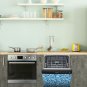 Dishwasher Magnet Cover - Reusable Magnetic Tiles Decal - Pack of 4 Tiles - V060