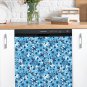 Dishwasher Magnet Cover - Reusable Magnetic Tiles Decal - Pack of 4 Tiles - V060