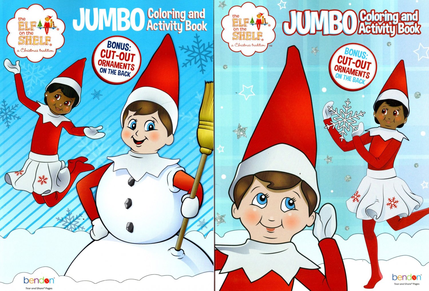 The Elf on The Shelf - Holiday and Christmas - Jumbo Coloring ...