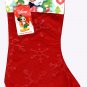 Minnie and Mickey Mouse Kids Felt Holiday Stocking Home Decor (Set of 2)