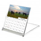 2026 CD-Style Desk Calendar 12 Months Calendar / Planner / (Horses)