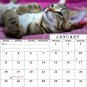 2026 CD-Style Desk Calendar 12 Months Calendar / Planner / (Cats)