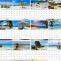 2026 CD-Style Desk Calendar 12 Months Calendar / Planner / (Beaches)