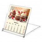 2026 CD-Style Desk Calendar 12 Months Calendar / Planner / (Cupcakes)