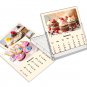 2026 CD-Style Desk Calendar 12 Months Calendar / Planner / (Cupcakes)