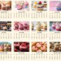 2026 CD-Style Desk Calendar 12 Months Calendar / Planner / (Cupcakes)