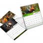 2026 CD-Style Desk Calendar 12 Months Calendar / Planner / (Roosters)
