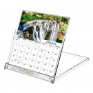 2026 CD-Style Desk Calendar 12 Months Calendar / Planner / (Waterfalls)
