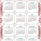 2026 Peel & Stick Calendar - Today is my Lucky Day Removable - 03 (12"x 8")
