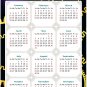 2026 Peel & Stick Calendar - Today is my Lucky Day Removable - 05 (12"x 8")