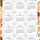 2026 Peel & Stick Calendar - Today is my Lucky Day Removable - 022 (12"x 8")